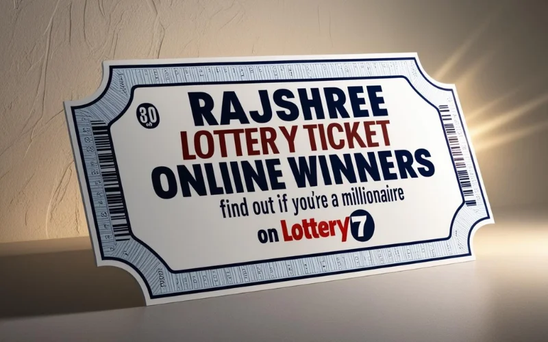 Rajshree Lottery Ticket Online